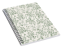 Load image into Gallery viewer, Green Christmas Branch - Spiral Notebook