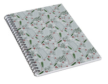 Load image into Gallery viewer, Indiana Christmas Pattern - Spiral Notebook