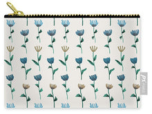 Load image into Gallery viewer, Colorful Ink Flower Pattern - Carry-All Pouch