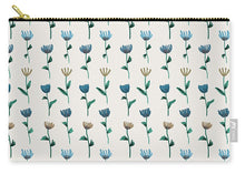 Load image into Gallery viewer, Colorful Ink Flower Pattern - Carry-All Pouch