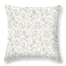 Load image into Gallery viewer, Ivory Flower Pattern - Throw Pillow