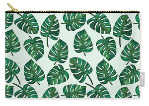 Monstera Watercolor Pattern - Carry-All Pouch