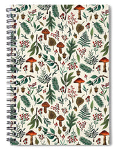 Load image into Gallery viewer, Mushroom Forest Pattern - Spiral Notebook