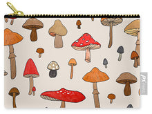 Load image into Gallery viewer, Mushroom Pattern - Carry-All Pouch