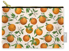 Load image into Gallery viewer, Orange Blossom Pattern - Carry-All Pouch