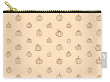 Load image into Gallery viewer, Orange Pumpkin Pattern - Carry-All Pouch