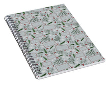 Load image into Gallery viewer, Pennsylvania Christmas Pattern - Spiral Notebook