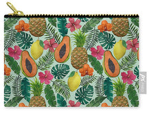 Load image into Gallery viewer, Pineapple and Papaya Pattern - Carry-All Pouch