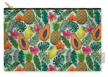 Load image into Gallery viewer, Pineapple and Papaya Pattern - Carry-All Pouch