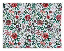 Load image into Gallery viewer, Pink and Purple Flowers - Blanket