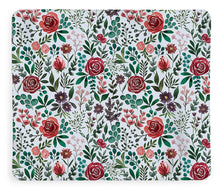 Load image into Gallery viewer, Pink and Purple Flowers - Blanket
