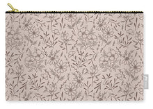Load image into Gallery viewer, Pink Flower Pattern - Carry-All Pouch