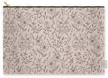 Load image into Gallery viewer, Pink Flower Pattern - Carry-All Pouch