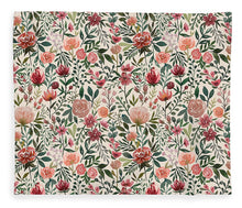 Load image into Gallery viewer, Pink Spring Flowers - Blanket