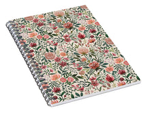 Load image into Gallery viewer, Pink Spring Flowers - Spiral Notebook