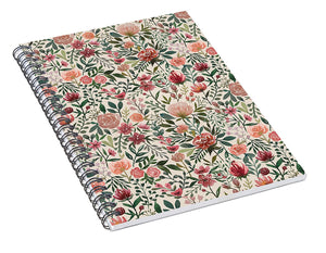 Pink Spring Flowers - Spiral Notebook