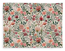 Load image into Gallery viewer, Pink Spring Flowers - Blanket
