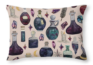 Potions Pattern - Throw Pillow