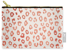 Load image into Gallery viewer, Rose Gold Leopard Print - Carry-All Pouch
