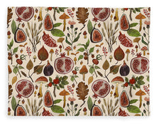 Load image into Gallery viewer, Rose hips, fruit, and leaves  - Blanket