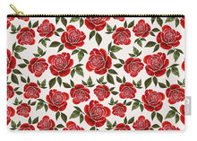 Load image into Gallery viewer, Rose Watercolor Pattern - Carry-All Pouch