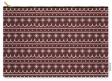 Load image into Gallery viewer, Red Snowflake Pattern - Carry-All Pouch