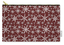 Load image into Gallery viewer, Red Snowflakes - Carry-All Pouch