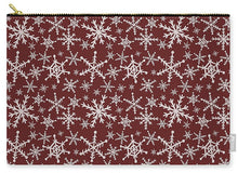Load image into Gallery viewer, Red Snowflakes - Carry-All Pouch