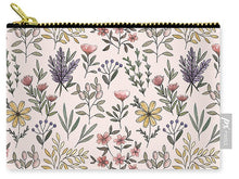 Load image into Gallery viewer, Spring Botanical Pattern - Carry-All Pouch