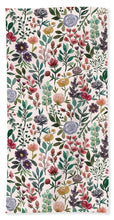 Load image into Gallery viewer, Spring Garden Flowers - Beach Towel