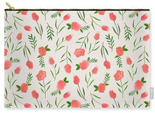 Load image into Gallery viewer, Spring Watercolor Flowers - Carry-All Pouch