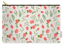 Load image into Gallery viewer, Spring Watercolor Flowers - Carry-All Pouch