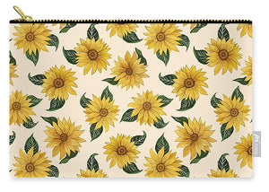Summer Sunflower Pattern - Carry-All Pouch