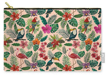 Load image into Gallery viewer, Tropical Bird Pattern - Carry-All Pouch