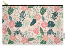 Load image into Gallery viewer, Tropical Floral Pattern - Carry-All Pouch