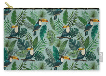 Load image into Gallery viewer, Tropical Toucan Pattern - Carry-All Pouch