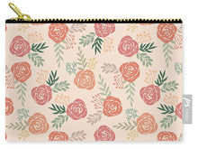 Load image into Gallery viewer, Warm Floral Pattern - Carry-All Pouch