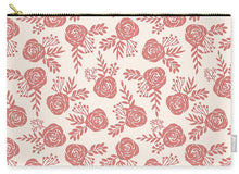 Load image into Gallery viewer, Warm Pink Floral Pattern - Carry-All Pouch