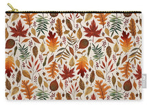 Load image into Gallery viewer, Watercolor Fall Leaves - Carry-All Pouch