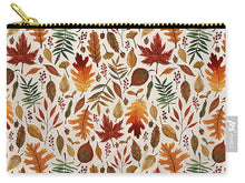 Load image into Gallery viewer, Watercolor Fall Leaves - Carry-All Pouch