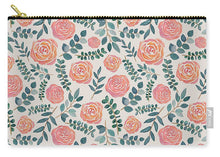 Load image into Gallery viewer, Watercolor Floral Pattern - Carry-All Pouch