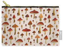 Load image into Gallery viewer, Watercolor Mushroom Pattern - Carry-All Pouch