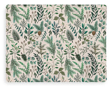 Load image into Gallery viewer, Winter Eucalyptus and Berry Pattern - Blanket