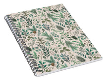 Load image into Gallery viewer, Winter Eucalyptus and Berry Pattern - Spiral Notebook