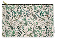 Load image into Gallery viewer, Winter Eucalyptus and Berry Pattern - Carry-All Pouch