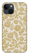 Load image into Gallery viewer, Gold Floral Pattern - Phone Case