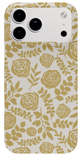 Load image into Gallery viewer, Gold Floral Pattern - Phone Case