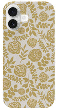 Load image into Gallery viewer, Gold Floral Pattern - Phone Case