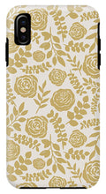 Load image into Gallery viewer, Gold Floral Pattern - Phone Case