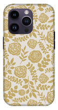 Load image into Gallery viewer, Gold Floral Pattern - Phone Case